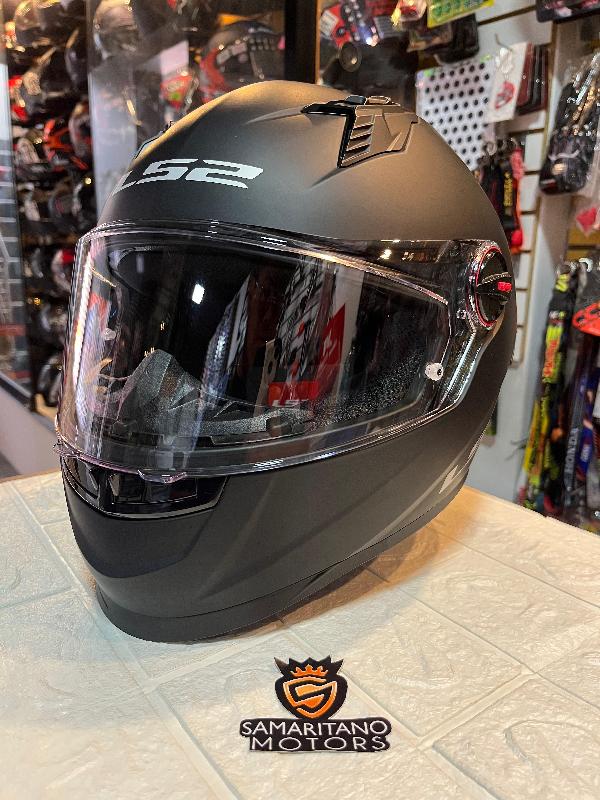 CASCO INTEGRAL LS2 FF816 SOLID NEGRO MATE
